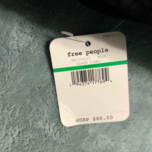 Free People babes in bandeaus black bodysuit large - Picture 4 of 5